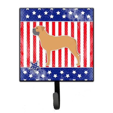 Jensendistributionservices USA Patriotic Bullmastiff Leash or Key Holder MI1654811